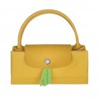 Handtasche Le Pliage Green Handtasche S Gelb, Farbe: gelb, Marke: Longchamp, EAN: 3597922140701, Abmessungen in cm: 23x22x14, Bild 5 von 5