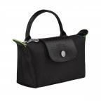 Kosmetiktasche Le Pliage Green Pochette Schwarz, Farbe: schwarz, Marke: Longchamp, EAN: 3597922144501, Abmessungen in cm: 17x10x5.5, Bild 2 von 6