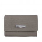 Geldbörse Roseau HPN-3253 Grau, Farbe: grau, Marke: Longchamp, EAN: 3597922090525, Abmessungen in cm: 14x10x4, Bild 1 von 2