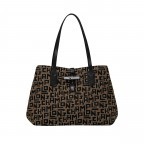 Shopper Roseau Essential LGP Größe M Taupe Schwarz, Farbe: schwarz, Marke: Longchamp, EAN: 3597922146963, Abmessungen in cm: 34x25x13, Bild 1 von 7