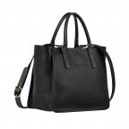 Handtasche Le Foulonné Schwarz, Farbe: schwarz, Marke: Longchamp, EAN: 3597922154722, Abmessungen in cm: 27x22x14, Bild 2 von 5