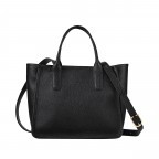 Handtasche Le Foulonné Schwarz, Farbe: schwarz, Marke: Longchamp, EAN: 3597922154722, Abmessungen in cm: 27x22x14, Bild 3 von 5