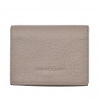 Geldbörse Le Foulonné 021-30021 Grau, Farbe: grau, Marke: Longchamp, EAN: 3597922153107, Abmessungen in cm: 12x6.5x2.5, Bild 1 von 2