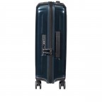 Koffer Nuon Spinner 55 erweiterbar Metallic Dark Blue, Farbe: blau/petrol, Marke: Samsonite, EAN: 5400520078308, Abmessungen in cm: 40x55x20, Bild 3 von 18