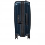 Koffer Nuon Spinner 55 erweiterbar Metallic Dark Blue, Farbe: blau/petrol, Marke: Samsonite, EAN: 5400520078308, Abmessungen in cm: 40x55x20, Bild 4 von 18