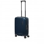 Koffer Nuon Spinner 55 erweiterbar Metallic Dark Blue, Farbe: blau/petrol, Marke: Samsonite, EAN: 5400520078308, Abmessungen in cm: 40x55x20, Bild 7 von 18