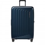 Koffer Nuon Spinner 81 erweiterbar Metallic Dark Blue, Farbe: blau/petrol, Marke: Samsonite, EAN: 5400520078360, Abmessungen in cm: 53x81x31, Bild 1 von 17