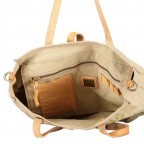 Shopper Canvas X009 Beige Stampa Olivia, Farbe: grün/oliv, Marke: Campomaggi, EAN: 8054302852876, Abmessungen in cm: 33x32x16, Bild 7 von 9