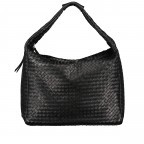 Beuteltasche Claudia Big Black Nickel, Farbe: schwarz, Marke: Abro, EAN: 4061724877596, Abmessungen in cm: 39x37x17, Bild 1 von 6