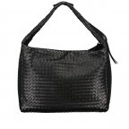 Beuteltasche Claudia Big Black Nickel, Farbe: schwarz, Marke: Abro, EAN: 4061724877596, Abmessungen in cm: 39x37x17, Bild 3 von 6