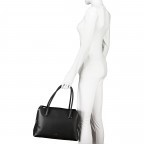 Handtasche Milano Handbag L Black, Farbe: schwarz, Marke: AIGNER, EAN: 4055539418969, Abmessungen in cm: 37x24x16, Bild 3 von 7