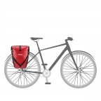 Fahrradtasche Back-Roller Classic Hinterradtasche Paar Volumen 2x 20 Liter Red-Black, Farbe: rot/weinrot, Marke: Ortlieb, EAN: 4013051037273, Bild 4 von 9