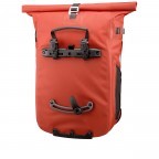 Fahrradtasche / Rucksack Vario Volumen 26 Liter Rooibos, Farbe: rot/weinrot, Marke: Ortlieb, EAN: 4013051054430, Abmessungen in cm: 31x47x22, Bild 2 von 20