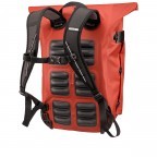 Fahrradtasche Vario PS Rucksack mit Hinterrad-Aufhängesystem Volumen 26 Liter Rooibos, Farbe: rot/weinrot, Marke: Ortlieb, EAN: 4013051054430, Abmessungen in cm: 31x47x22, Bild 6 von 20