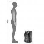 Reisetasche Metrosphere Duffle Volumen 40 Liter Black Embossed, Farbe: schwarz, Marke: Ortlieb, EAN: 4013051053983, Abmessungen in cm: 53x22x31, Bild 5 von 11