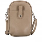 Handytasche Taupe, Farbe: taupe/khaki, Marke: Hausfelder Manufaktur, EAN: 4065646008588, Abmessungen in cm: 12x17.5x2, Bild 1 von 6