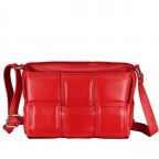 Umhängetasche Rot, Farbe: rot/weinrot, Marke: Hausfelder Manufaktur, EAN: 4065646008656, Abmessungen in cm: 21x16x7, Bild 1 von 6