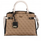 Handtasche Zadie Latte Black, Farbe: cognac, Marke: Guess, EAN: 0190231541523, Abmessungen in cm: 33x23x13, Bild 1 von 7