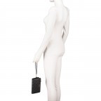 Geldbörse Zadie mit Smartphonefach Coal Logo, Farbe: schwarz, Marke: Guess, EAN: 0190231542858, Abmessungen in cm: 18.5x11x2, Bild 4 von 6