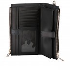Geldbörse Zadie mit Smartphonefach Coal Logo, Farbe: schwarz, Marke: Guess, EAN: 0190231542858, Abmessungen in cm: 18.5x11x2, Bild 5 von 6