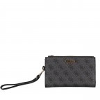 Geldbörse Zadie mit Smartphonefach Coal Logo, Farbe: schwarz, Marke: Guess, EAN: 0190231542858, Abmessungen in cm: 18.5x11x2, Bild 6 von 6