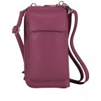 Handytasche Dollaro mit Schulterriemen Fuchsia, Farbe: rosa/pink, Marke: Hausfelder Manufaktur, EAN: 4065646008793, Abmessungen in cm: 11x20x4.5, Bild 1 von 6