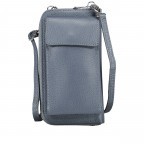 Handytasche Dollaro mit Schulterriemen Mittelblau, Farbe: blau/petrol, Marke: Hausfelder Manufaktur, EAN: 4065646008779, Abmessungen in cm: 11x20x4.5, Bild 1 von 6