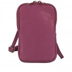 Handytasche Dollaro mit Schulterriemen Fuchsia, Farbe: rosa/pink, Marke: Hausfelder Manufaktur, EAN: 4065646008847, Abmessungen in cm: 11x17.5x2, Bild 1 von 6