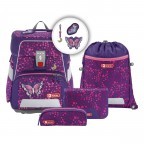 Schulranzen Space Shine Special Edition mit Glow-in-the-dark-Effekt Butterfly Nights, Farbe: rosa/pink, Marke: Step by Step, EAN: 4047443460783, Abmessungen in cm: 28x37x20, Bild 1 von 15