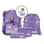Schulranzen Space Schleich® Limited Edition Set 5-teilig Holsteiner Stute, Farbe: flieder/lila, Marke: Step by Step, EAN: 4047443438867, Abmessungen in cm: 28x37x20, Bild 1 von 12