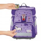 Schulranzen Space Schleich® Limited Edition Set 5-teilig Holsteiner Stute, Farbe: flieder/lila, Marke: Step by Step, EAN: 4047443438867, Abmessungen in cm: 28x37x20, Bild 3 von 12