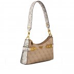 Tasche Zadie Latte Logo Python, Farbe: beige, Marke: Guess, EAN: 0190231565390, Abmessungen in cm: 25x16x5.5, Bild 2 von 6