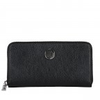 Geldbörse Core Large Wallet Zip around Black, Farbe: schwarz, Marke: Tommy Hilfiger, EAN: 8719862676583, Abmessungen in cm: 19x10x2, Bild 1 von 3