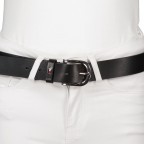 Gürtel New Danny Belt für Damen Bundweite 85 CM Masters Black, Farbe: schwarz, Marke: Tommy Hilfiger, EAN: 8718941024734, Bild 3 von 3