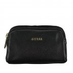 Kosmetik- / Utensilientasche Saffiano Vanille Black, Farbe: schwarz, Marke: Guess, EAN: 7624302744535, Bild 1 von 4