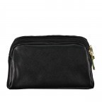 Kosmetik- / Utensilientasche Saffiano Vanille Black, Farbe: schwarz, Marke: Guess, EAN: 7624302744535, Bild 3 von 4