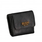 Geldbörse Zanelle Black Logo, Farbe: schwarz, Marke: Guess, EAN: 0190231570448, Abmessungen in cm: 10x8.5x3, Bild 2 von 5