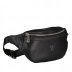 Gürteltasche Saffiano Certosa Bum Bag Black, Farbe: schwarz, Marke: Guess, EAN: 7628067761745, Abmessungen in cm: 23x14x7, Bild 2 von 6