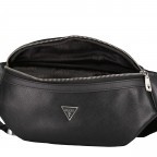 Gürteltasche Saffiano Certosa Bum Bag Black, Farbe: schwarz, Marke: Guess, EAN: 7628067761745, Abmessungen in cm: 23x14x7, Bild 6 von 6