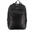 Rucksack Saffiano Certosa mit separatem Laptopfach 15 Zoll Black, Farbe: schwarz, Marke: Guess, EAN: 7628067761899, Abmessungen in cm: 29x39x12, Bild 1 von 7