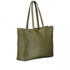 Shopper Dollaro Oliv, Farbe: grün/oliv, Marke: Hausfelder Manufaktur, EAN: 4065646008991, Abmessungen in cm: 38x31.5x12, Bild 2 von 5
