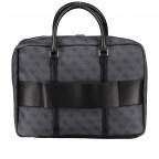 Aktentasche Vezzola mit Laptopfach 15 Zoll Black, Farbe: schwarz, Marke: Guess, EAN: 7628067763046, Abmessungen in cm: 39x28x10, Bild 3 von 7