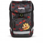 Schulranzen Cubo Set 5-teilig Modell 2022 TaekBärdo, Farbe: schwarz, Marke: Ergobag, EAN: 4057081119554, Abmessungen in cm: 25x40x20, Bild 2 von 12