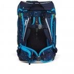 Schulranzen Cubo Lumi Edition Set 5-teilig Modell 2022 TiefseetauchBär, Farbe: blau/petrol, Marke: Ergobag, EAN: 4057081119615, Abmessungen in cm: 25x40x20, Bild 5 von 7