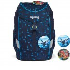 Kinderrucksack Mini Lumi Edition TiefseetauchBär, Farbe: blau/petrol, Marke: Ergobag, EAN: 4057081120345, Abmessungen in cm: 22x30x14, Bild 1 von 8