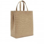 Tasche Paper Bag Waxy Kroko M Dust, Farbe: taupe/khaki, Marke: Liebeskind Berlin, EAN: 4064657448611, Abmessungen in cm: 29x35x14.5, Bild 2 von 7