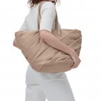 Shopper Soft Volume Noa Grainy Leather Light Beige, Farbe: beige, Marke: Les Visionnaires, EAN: 4260711672682, Abmessungen in cm: 52x56x17, Bild 5 von 7