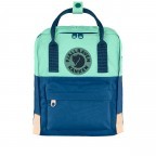 Rucksack Kånken Art Free Horizon Mini Coast Line Sky, Farbe: blau/petrol, Marke: Fjällräven, EAN: 7323450749071, Abmessungen in cm: 20x29x13, Bild 1 von 12