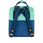 Rucksack Kånken Art Free Horizon Mini Coast Line Sky, Farbe: blau/petrol, Marke: Fjällräven, EAN: 7323450749071, Abmessungen in cm: 20x29x13, Bild 2 von 12