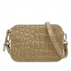 Umhängetasche Waxy Kroko Luka Dust, Farbe: taupe/khaki, Marke: Liebeskind Berlin, EAN: 4064657447164, Abmessungen in cm: 20x15x8, Bild 1 von 6